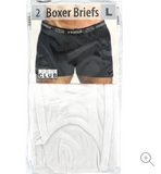 Pro-Club Boxer Brief 2 Pack White 