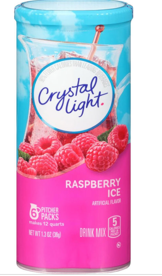 Crystal Light Raspberry Ice (Makes 12 qts.) 