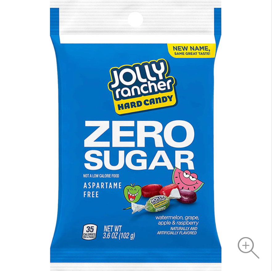 Jolly Rancher Sugar Free Assorted Flavors 3.6 oz. 