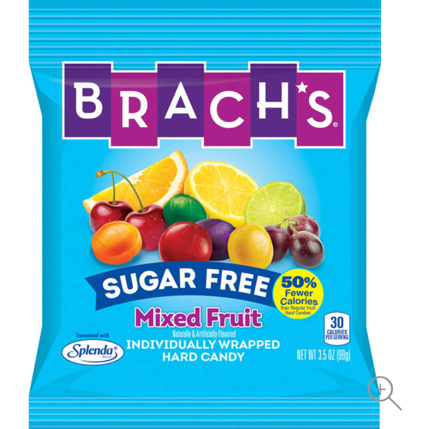 Brach's Sugar Free Mixed Fruits Hard Candy 3.5 oz. 