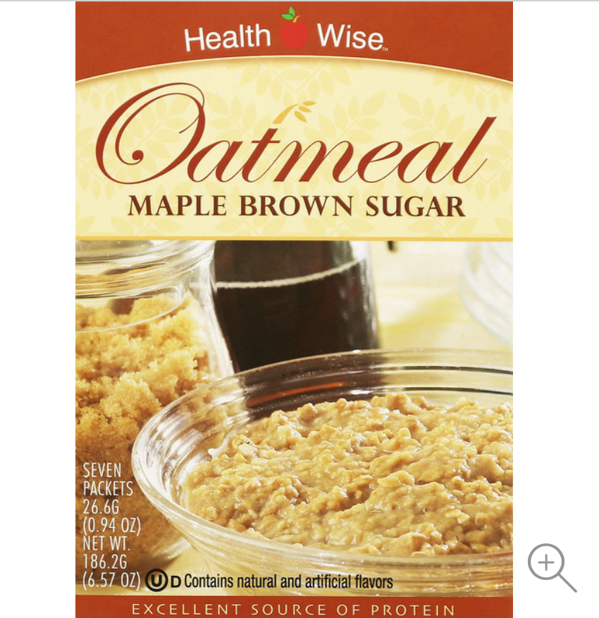 Health Wise Oatmeal - Maple N' Brown Sugar 7Ct. 
