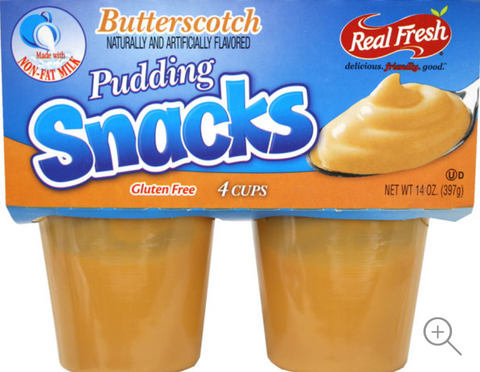 Real Fresh Pudding - Butterscotch 4 ct. 