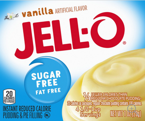 Jell-O Sugar Free & Fat Free Instant Pudding - Vanilla 1 oz. 