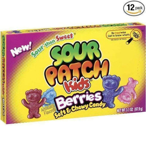 Sour Patch Soft Candy Berries, 3.1 Oz. 